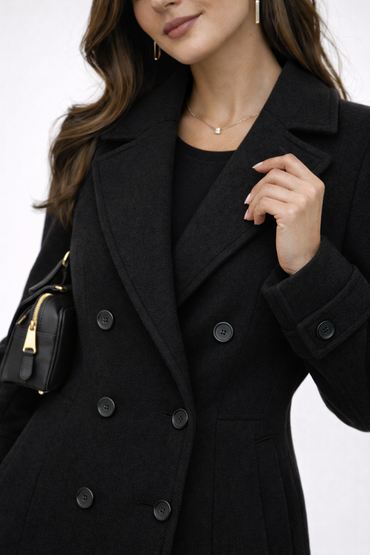 Palton Aurelia Black