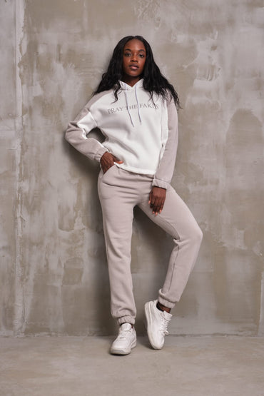 Trening Damă "Izabela" din 2 Piese cu Mesaj Grafic