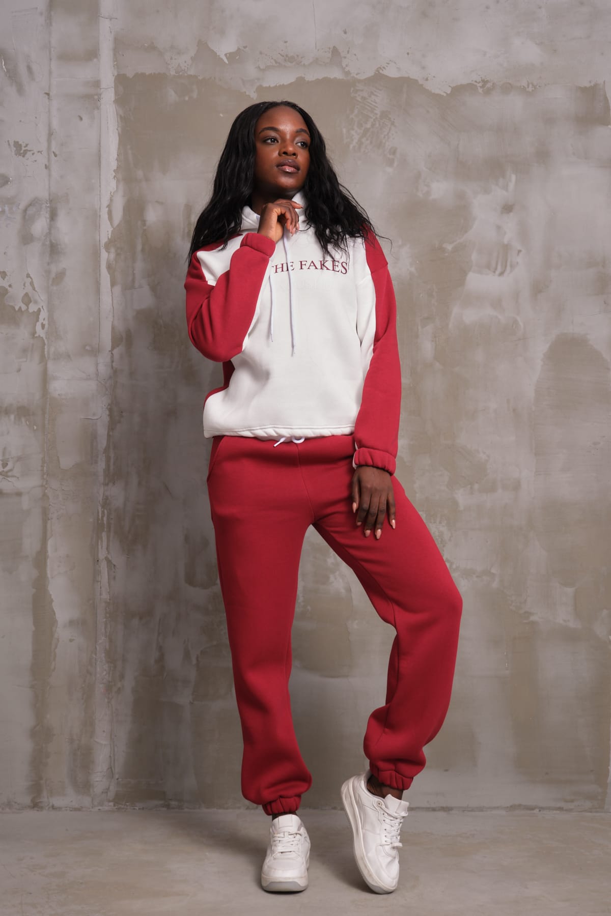 Trening Damă "Izabela" din 2 Piese cu Mesaj Grafic